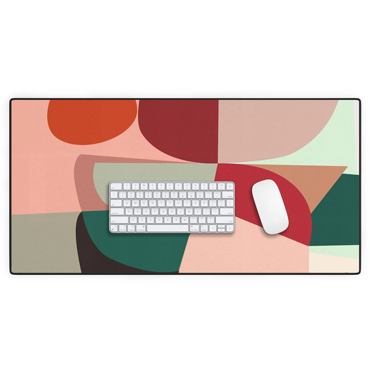 Geometric Shapes Desk Mat