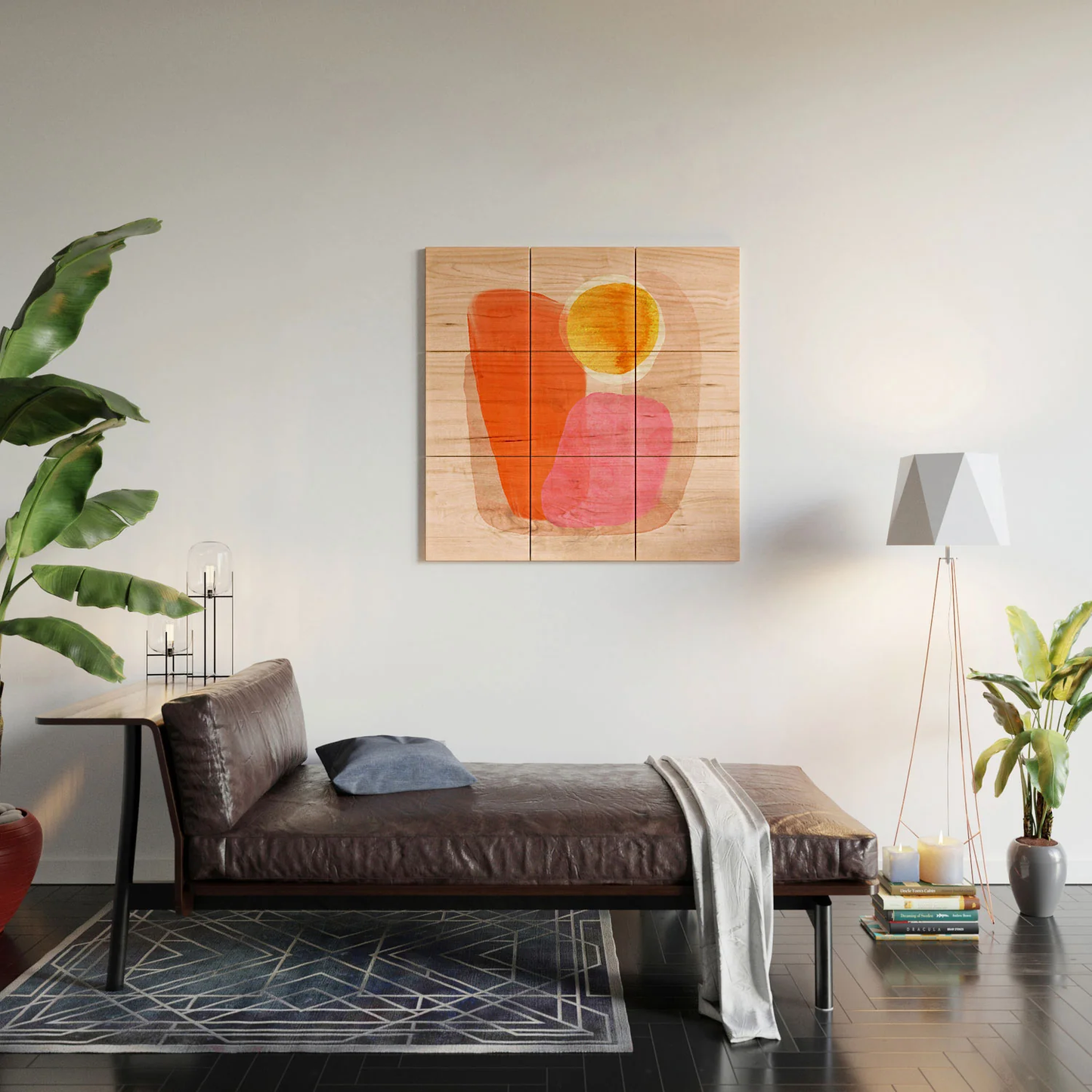 Illuminate Wood Wall Mural