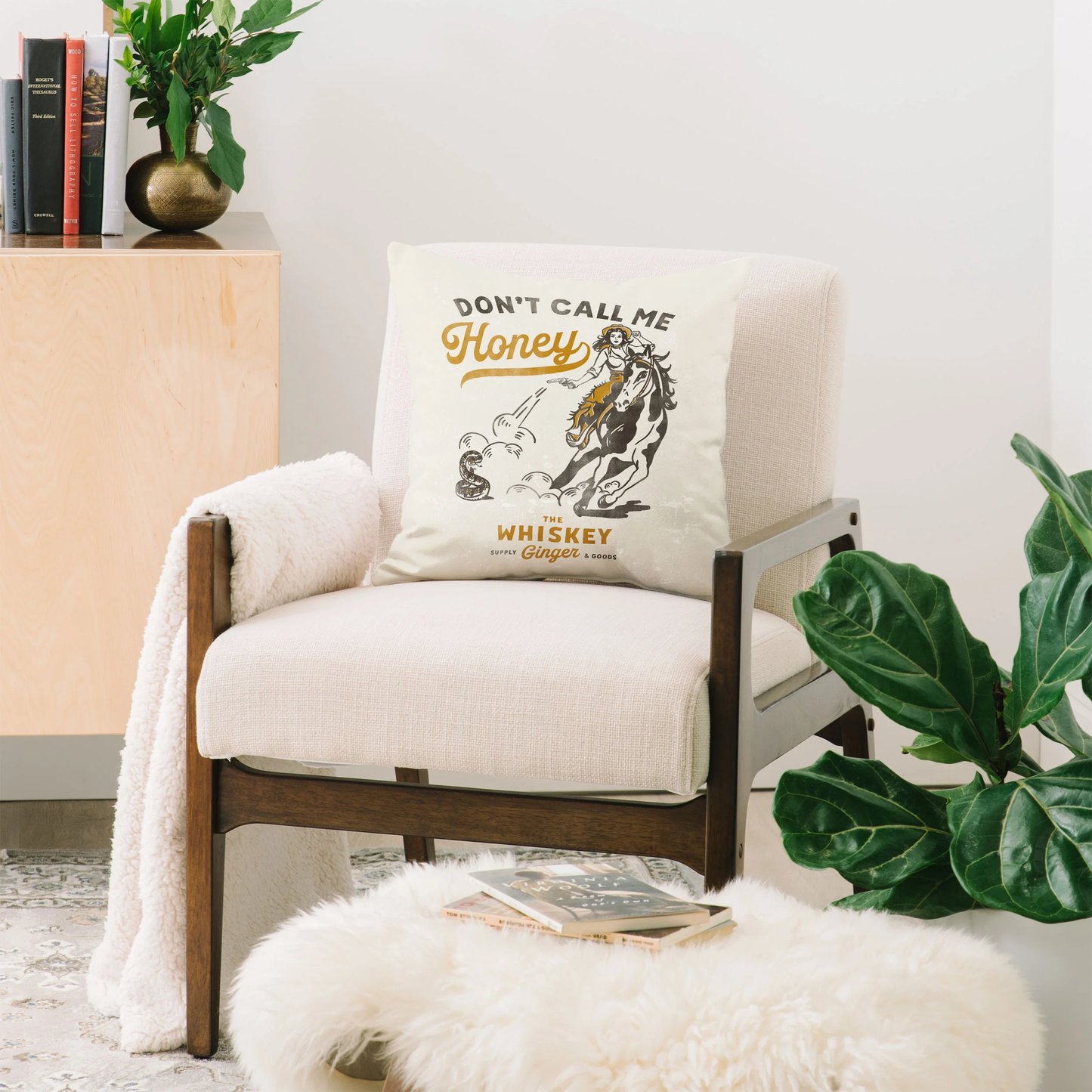 Dont Call Me Honey Throw Pillow