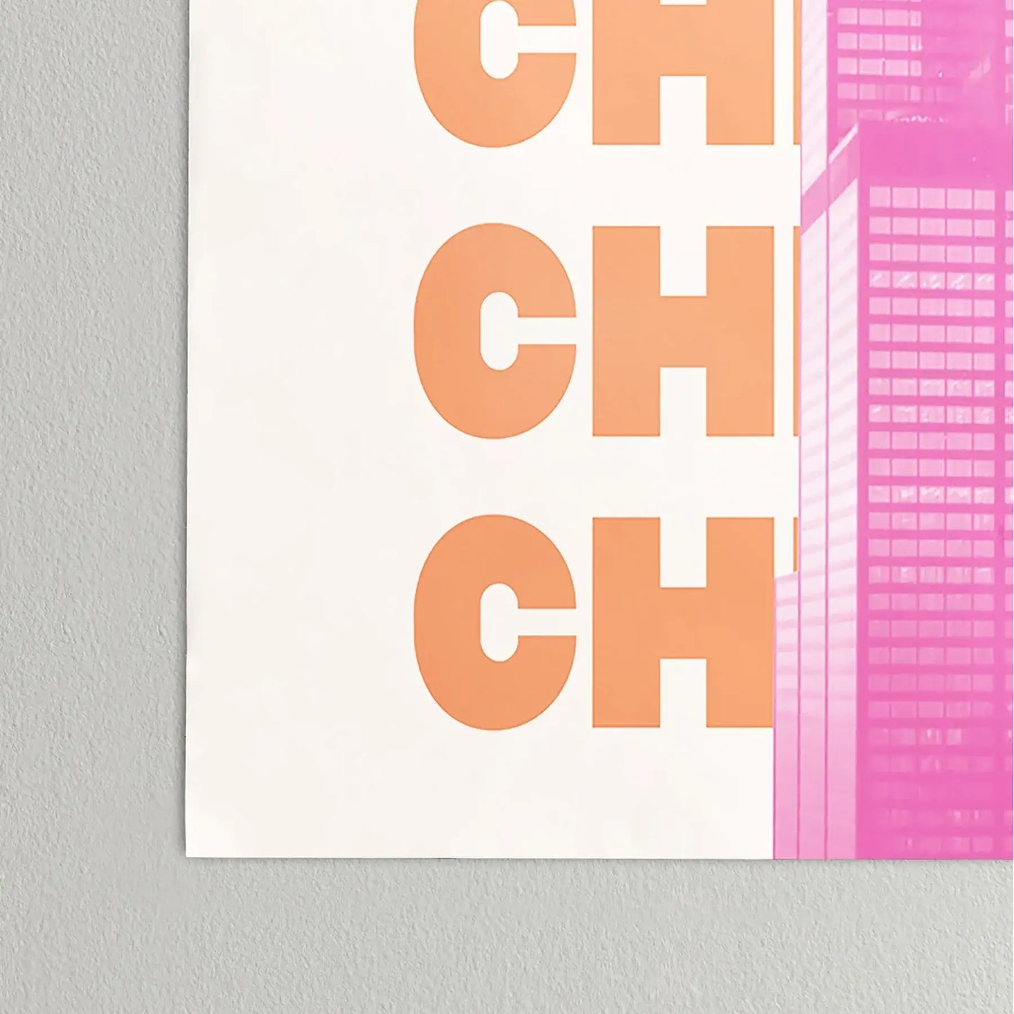 Chicago Pink Poster Art