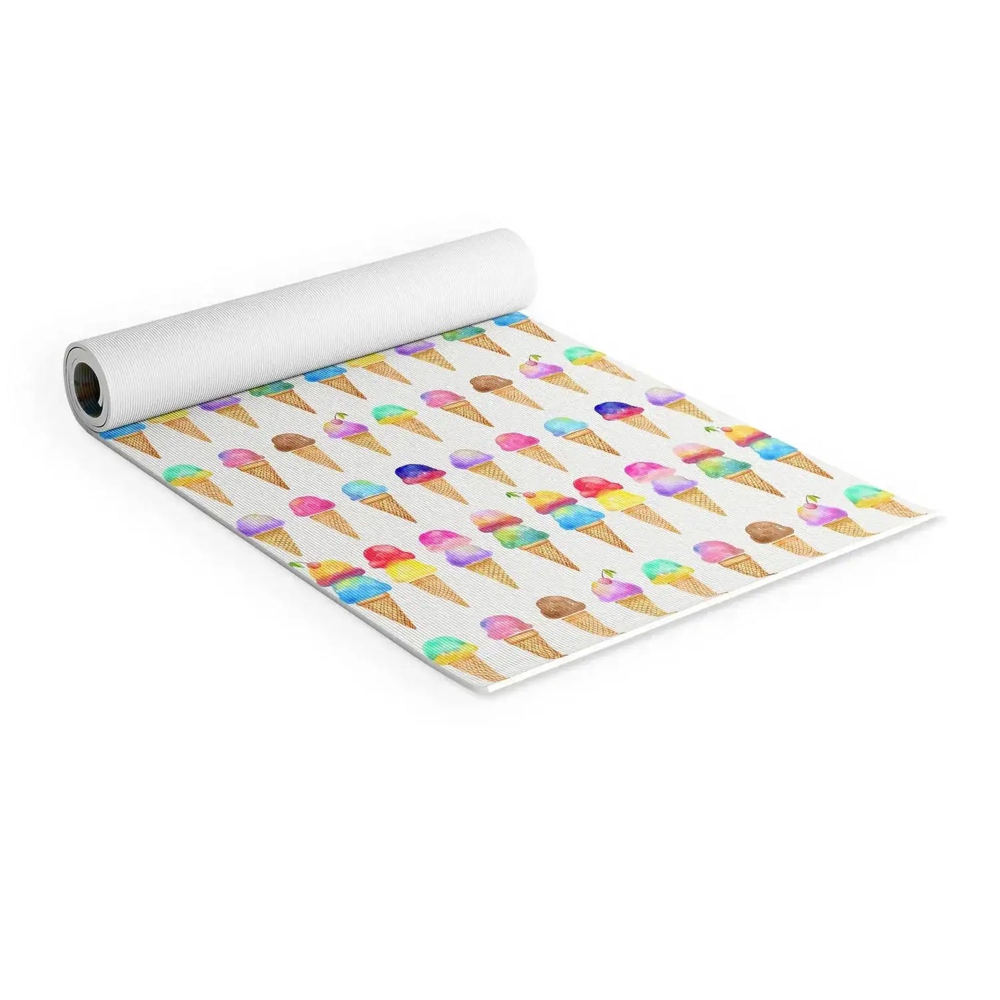 Ice Cream Cones Yoga Mat