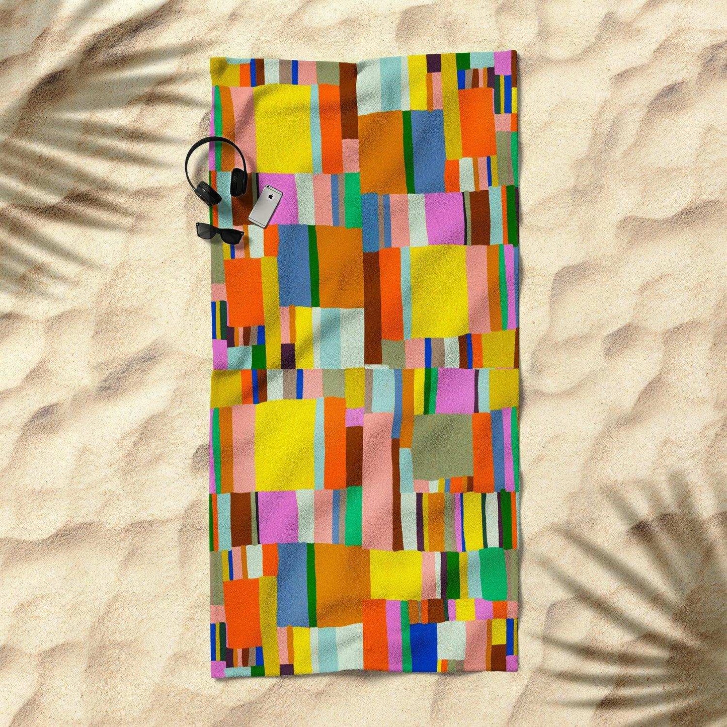 Colour Play Beach Towel
