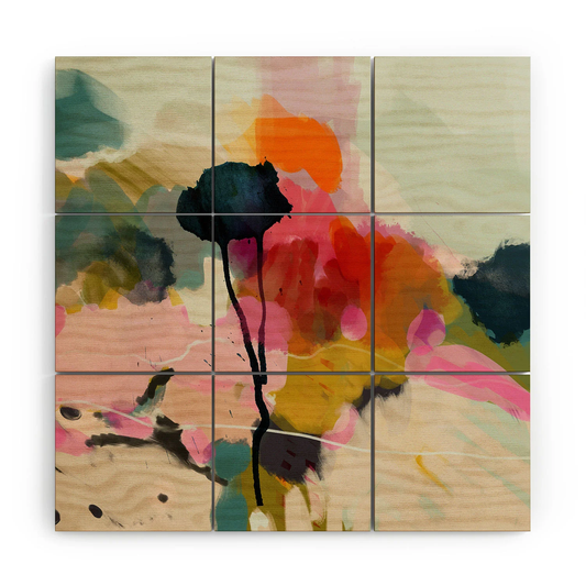 Paysage Wood Wall Mural