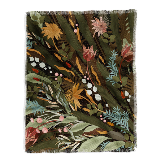 Biophilia Desiree Throw Blanket - Lightweight
