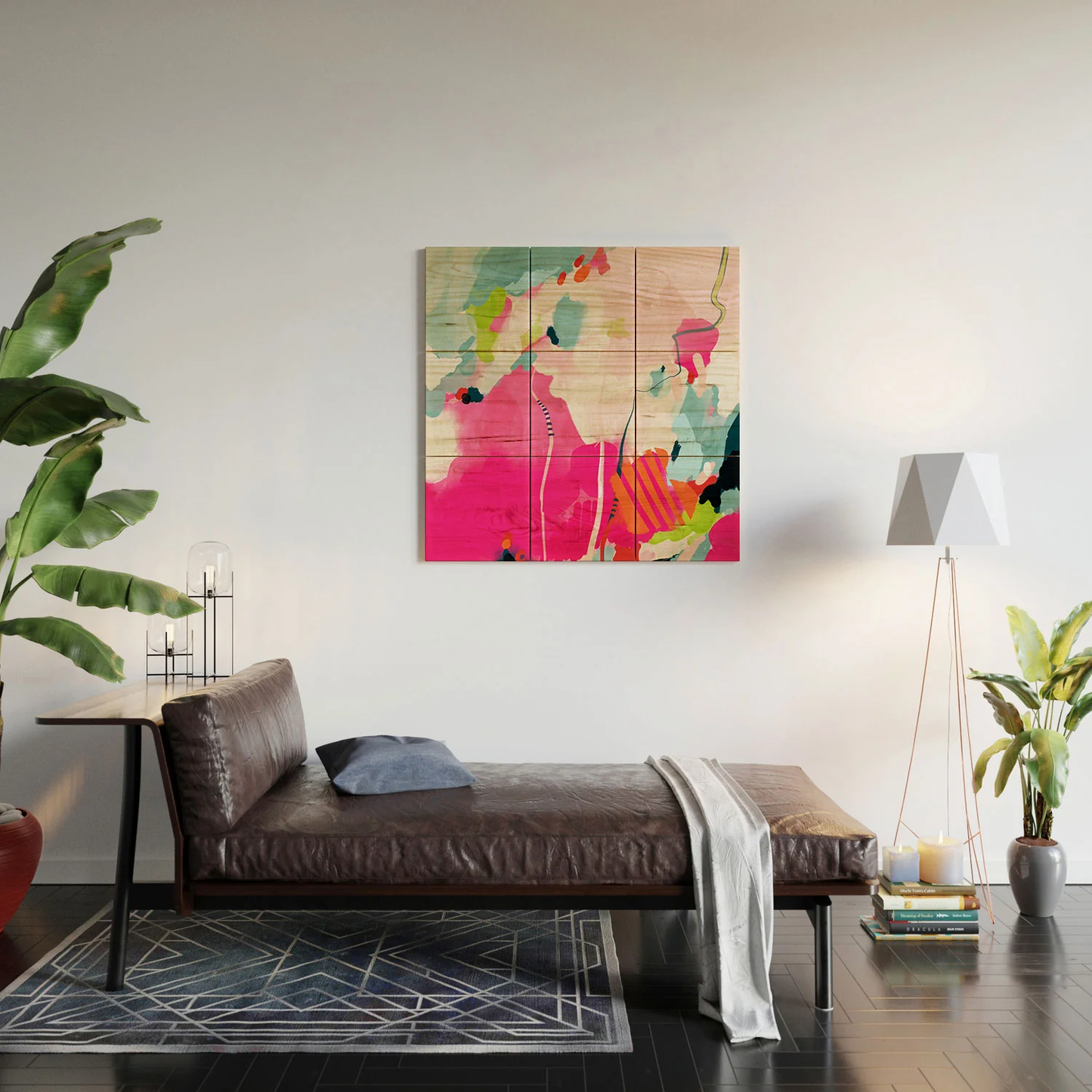 Pink Sky Wood Wall Mural