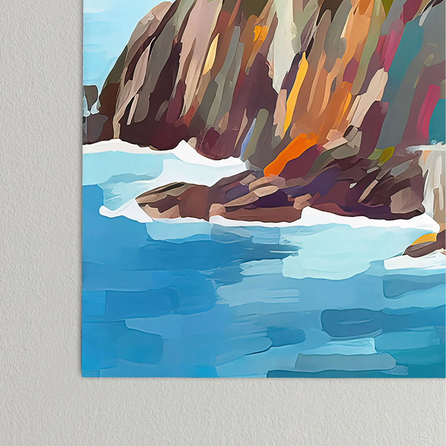 Cinque Terre Poster Art