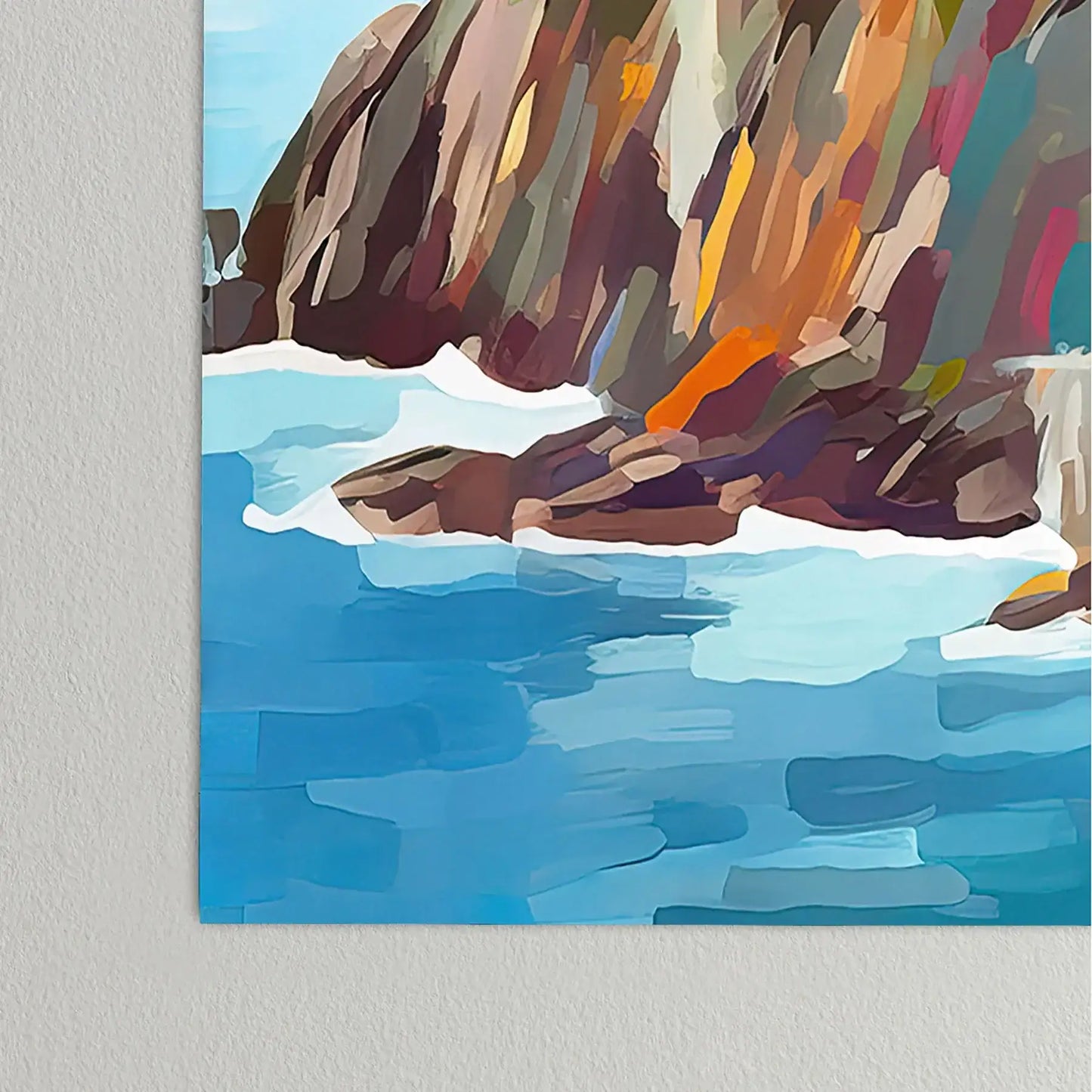 Cinque Terre Poster Art