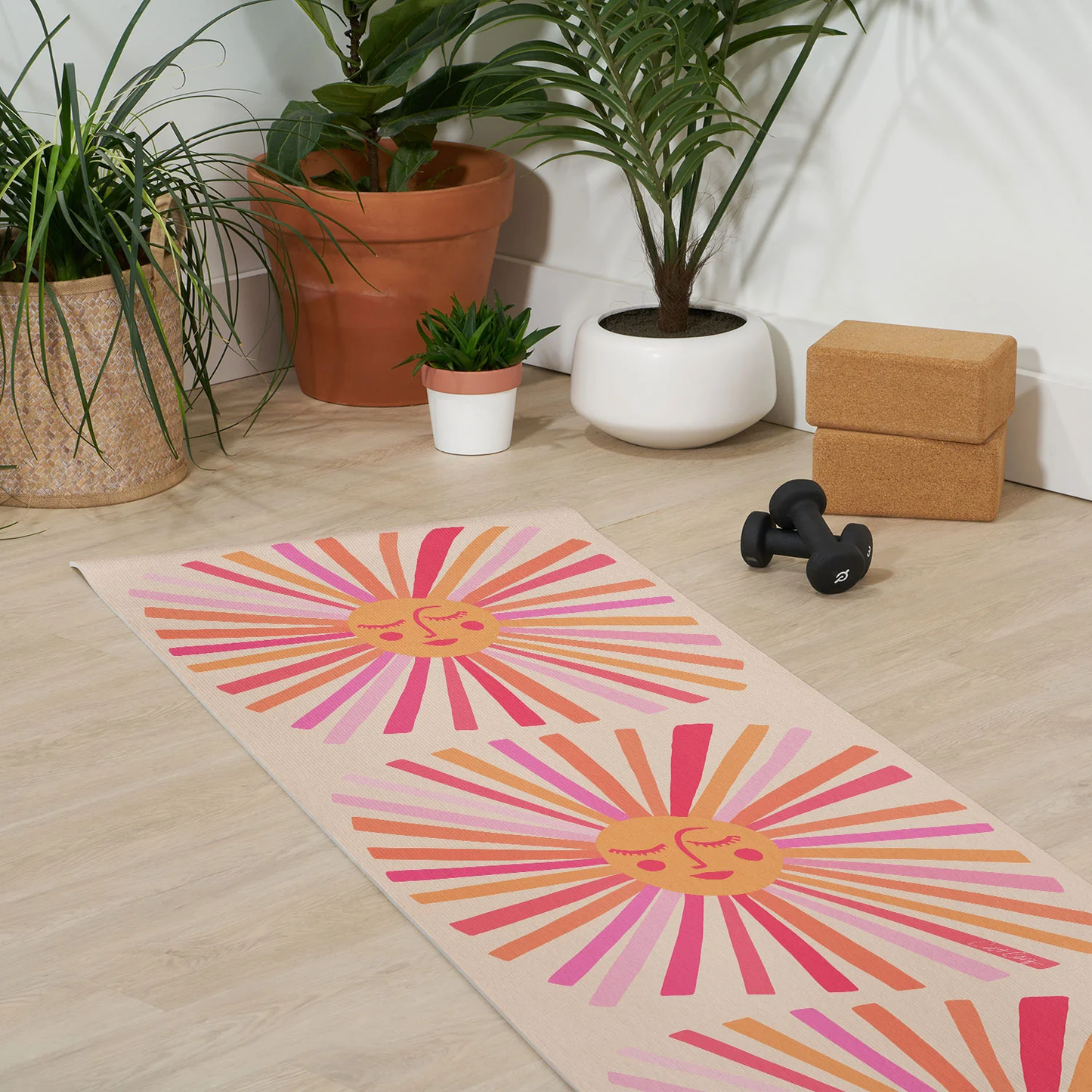 Sunshine Pink Yoga Mat