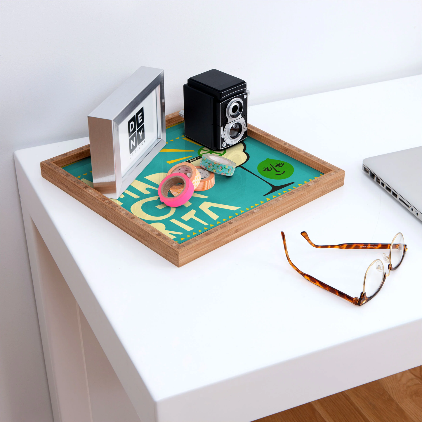 Margarita Square Bamboo Tray