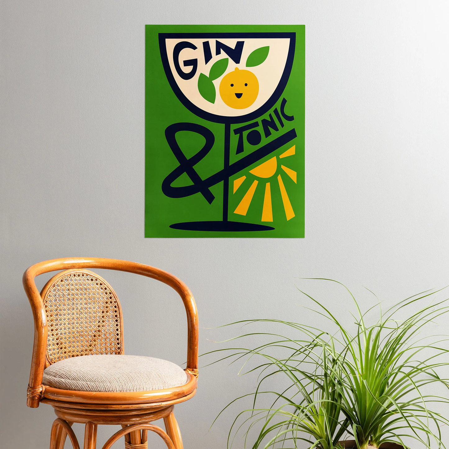 Gin Tonic Poster Art