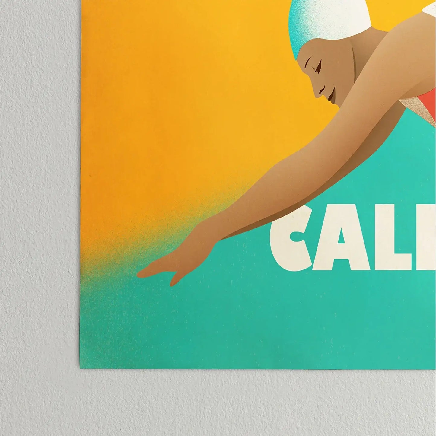 Dive California Poster Art
