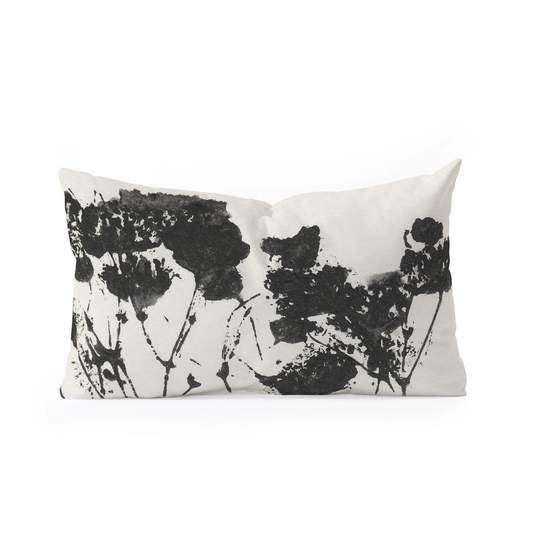 Gypsophila Lumbar Throw Pillow