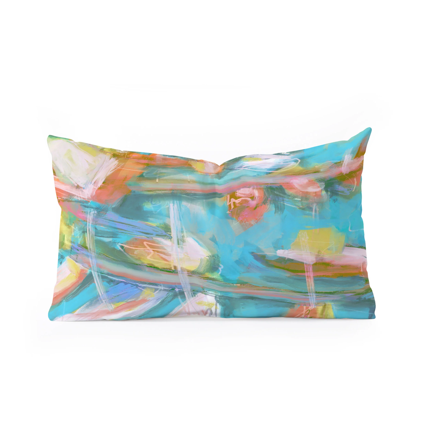 Where the Boats Go Lumbar Throw Pillow