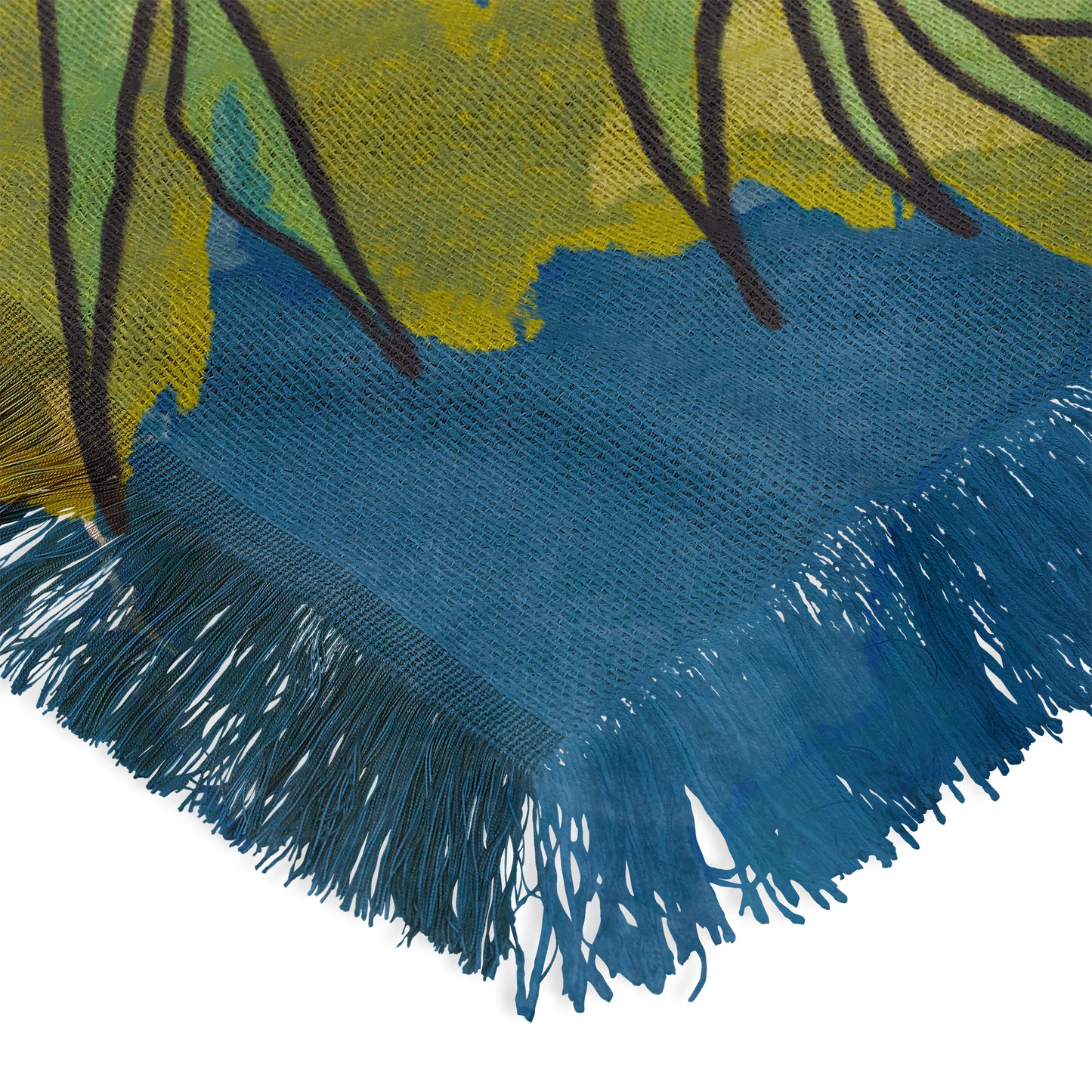 Flowers on Captiva Woven Throw Blanket - Midweight