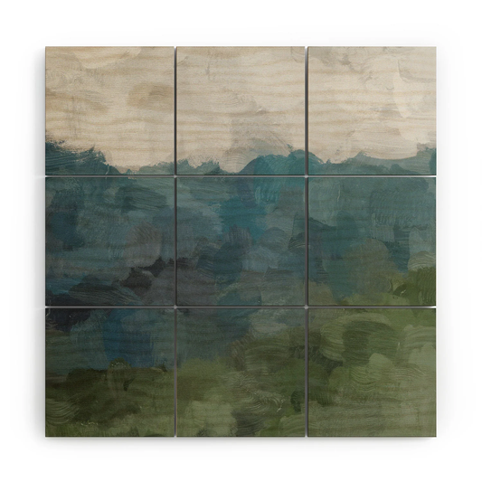 Journey Into The Mountains Wood Wall Mural