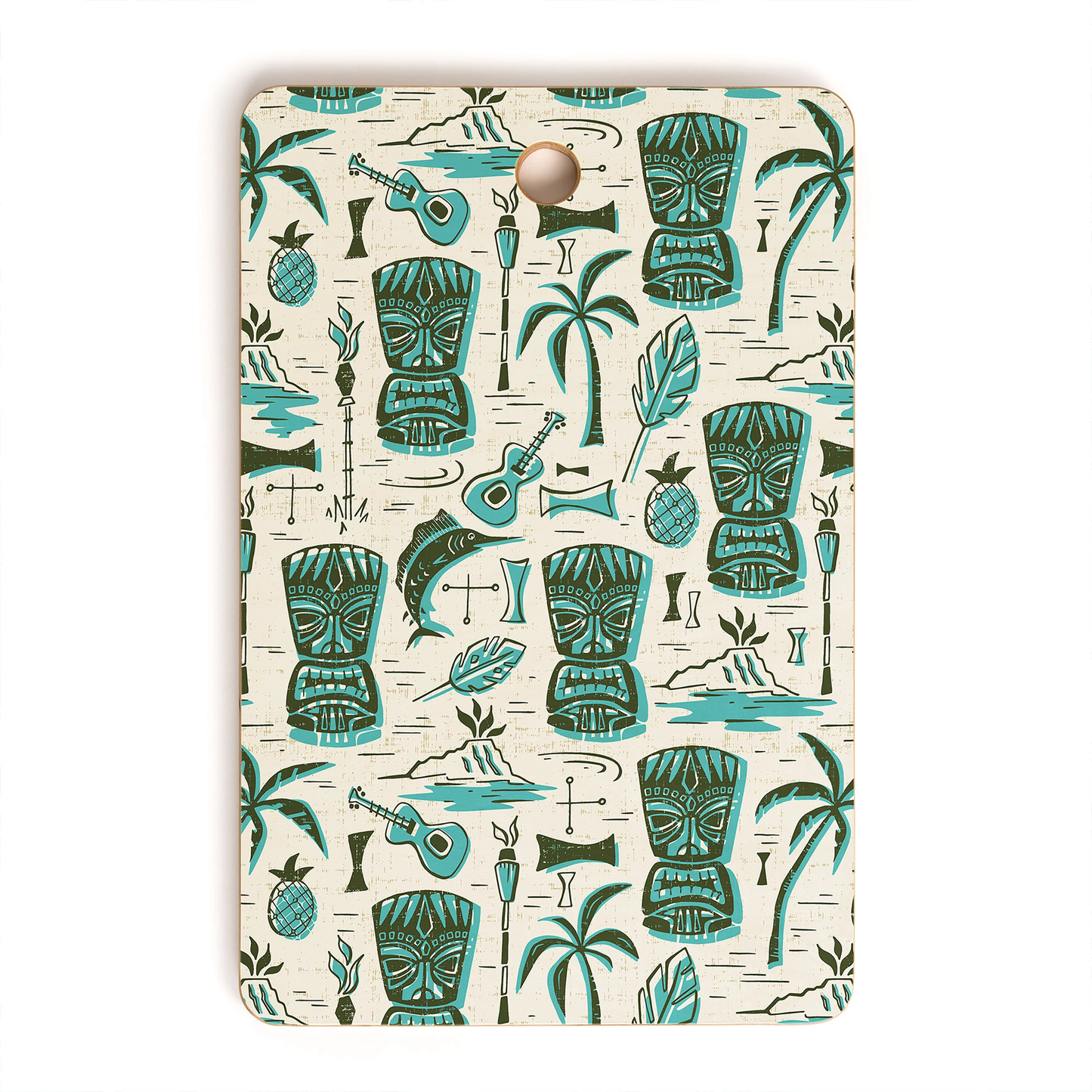 Tropical Tiki Bamboo Cutting Board