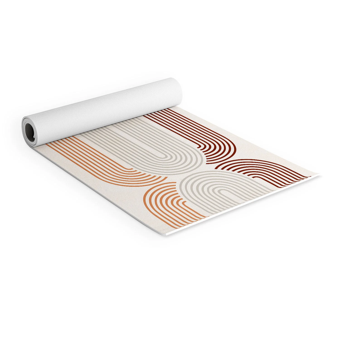 Mid Century Line Art Yoga Mat