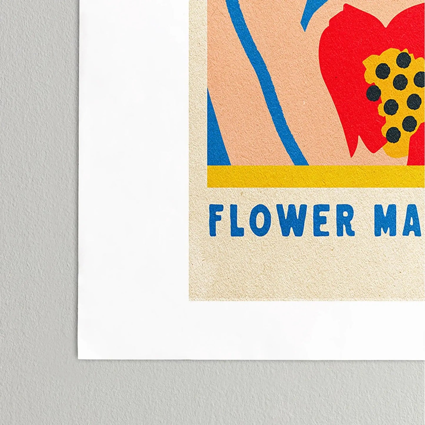 Seville Flower Market Poster Art