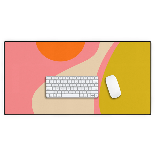 Abstract Composition Modern Desk Mat