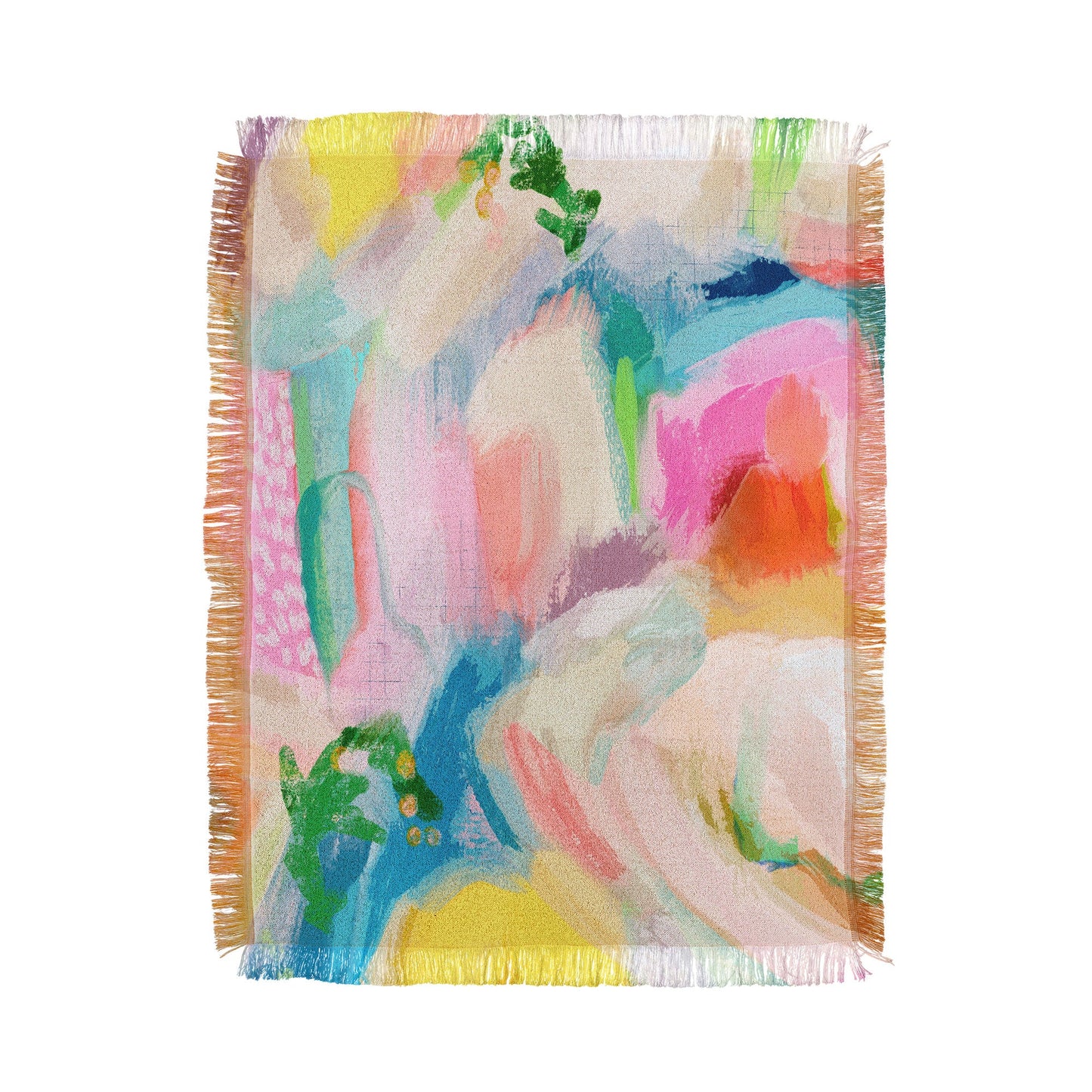 Community Garden Woven Throw Blanket - Midweight