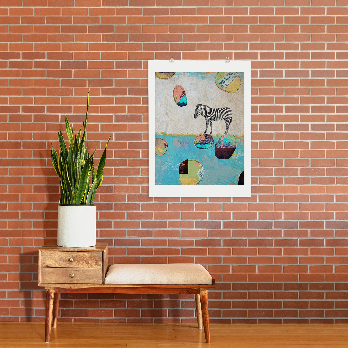 Zebra Art Print