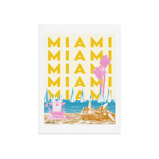 Miami Art Print