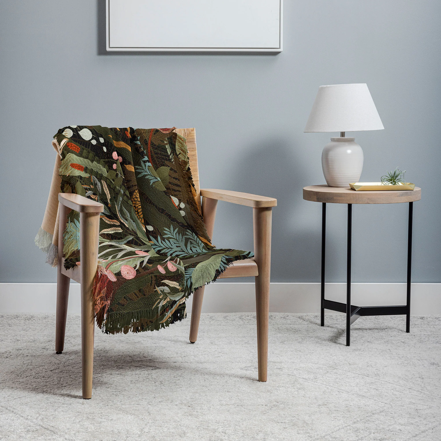 Biophilia Desiree Woven Throw Blanket - Midweight