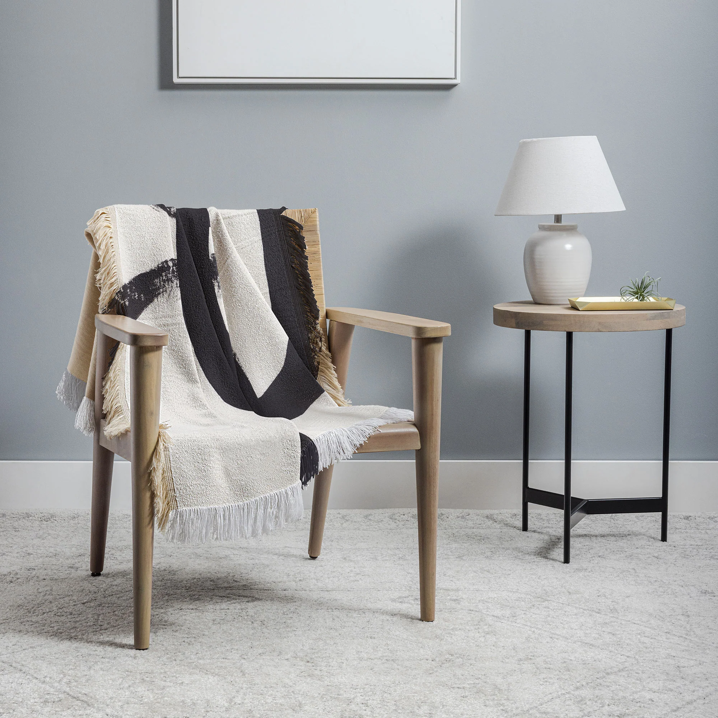 Circles Woven Throw Blanket - Midweight