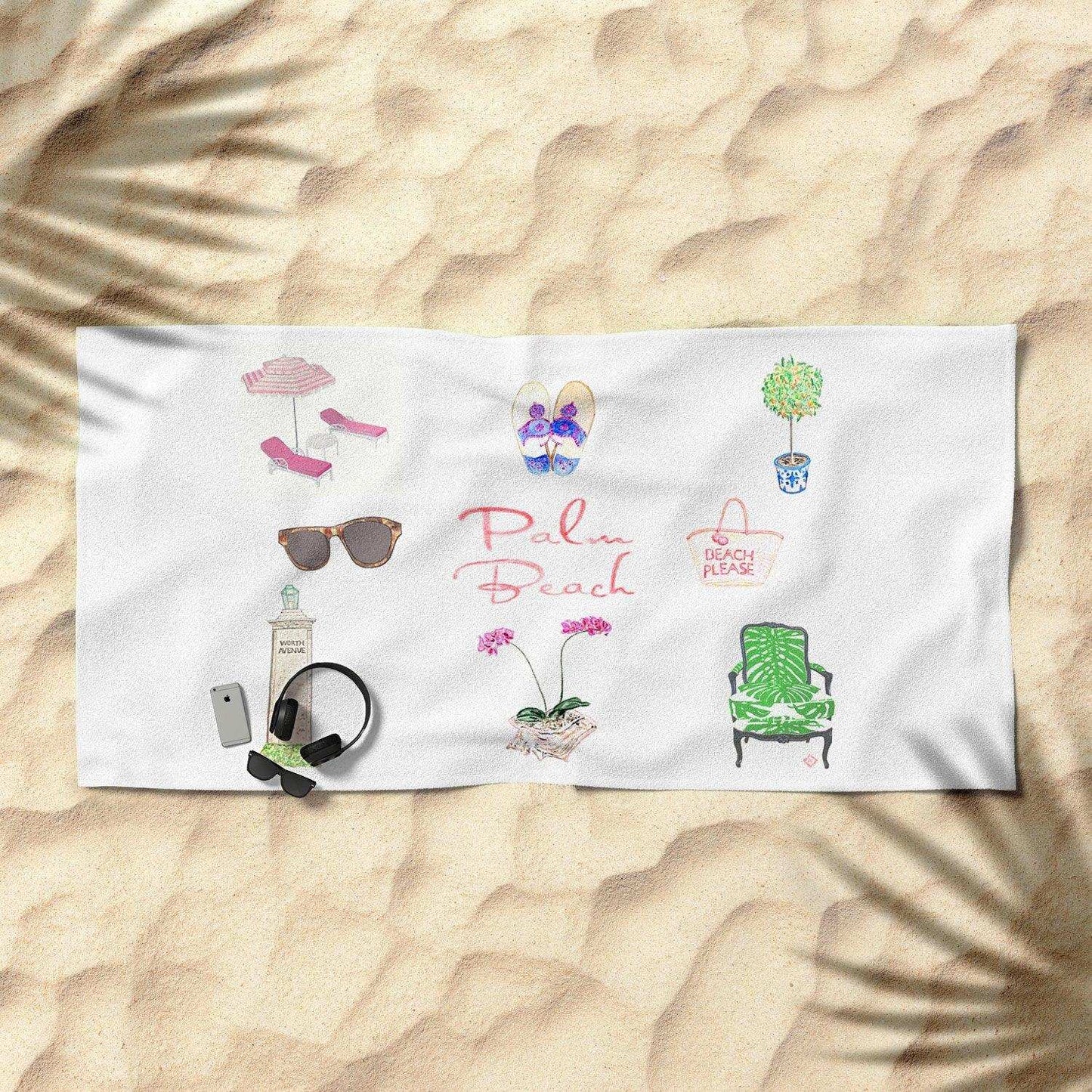 Palm Beach Beach Towel