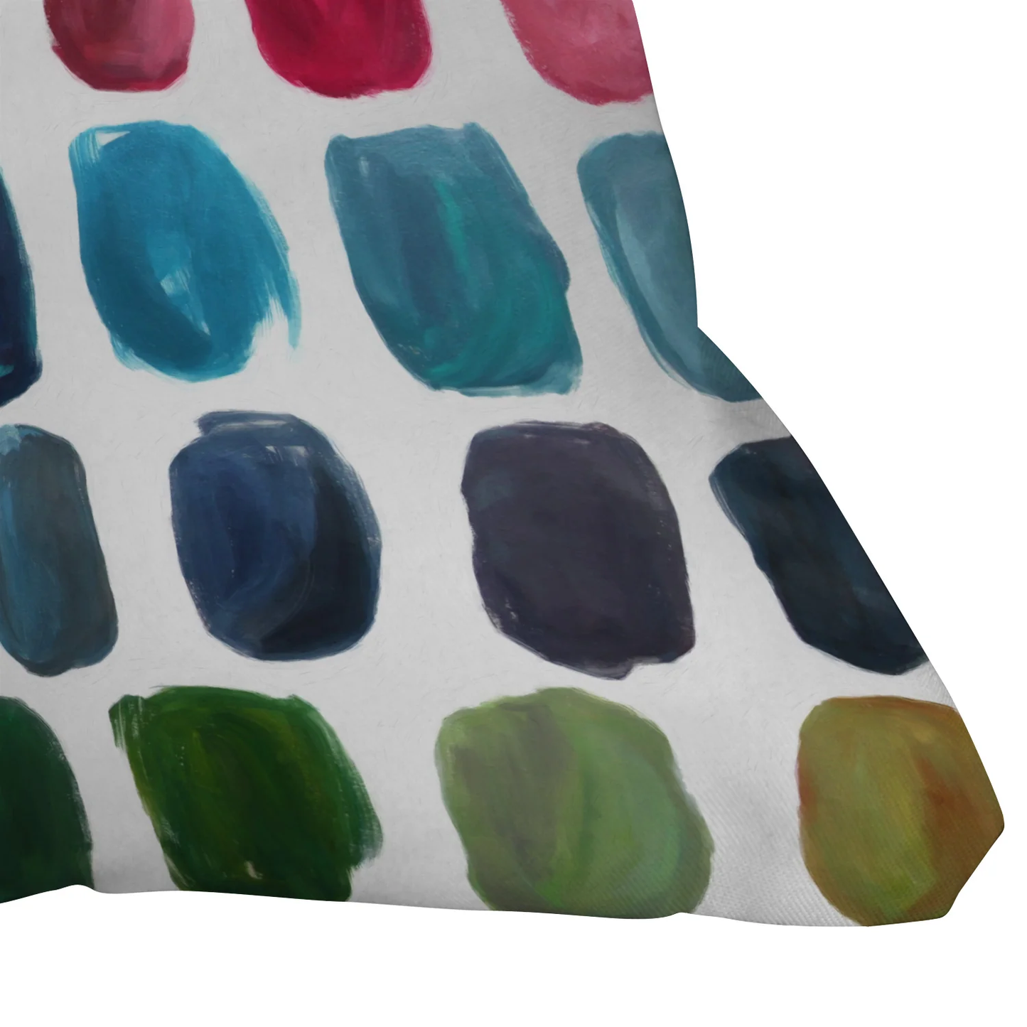 Color Palette Throw Pillow