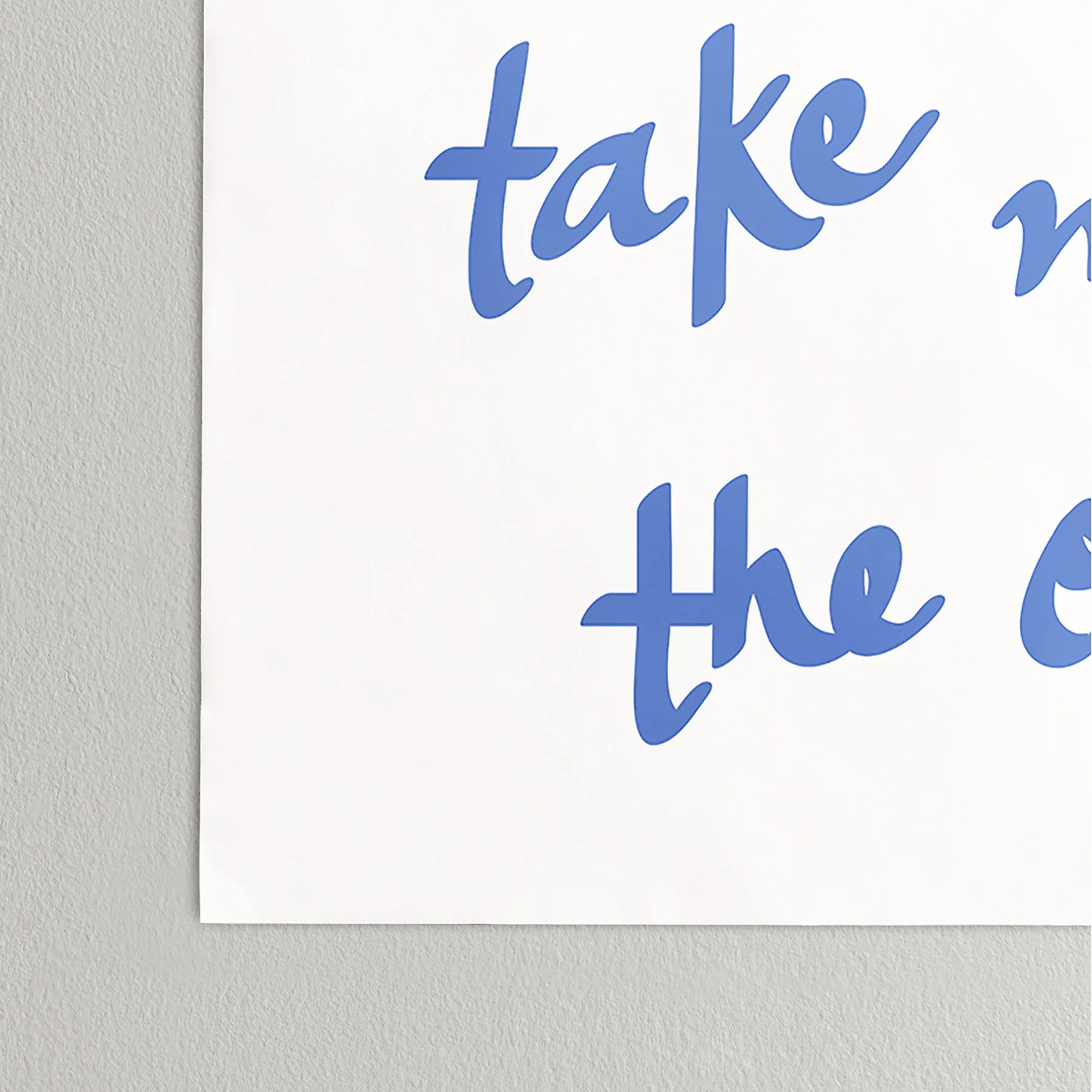 Take Me to the Ocean Poster Art