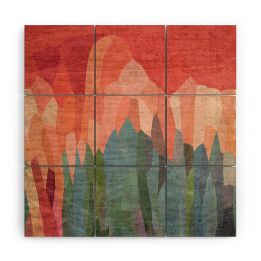 Redhills Wood Wall Mural