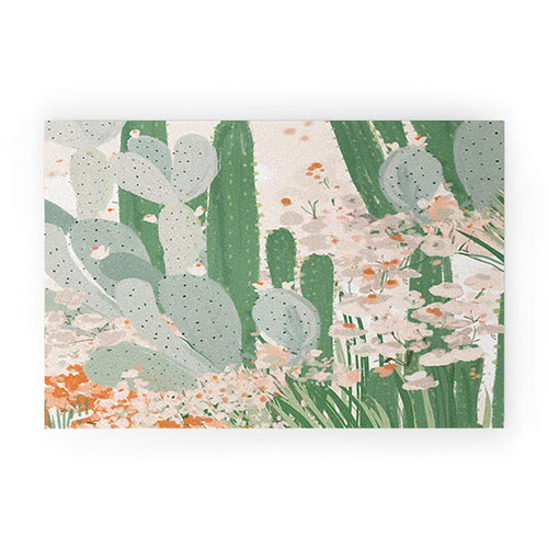 Cactus Garden Door Mat