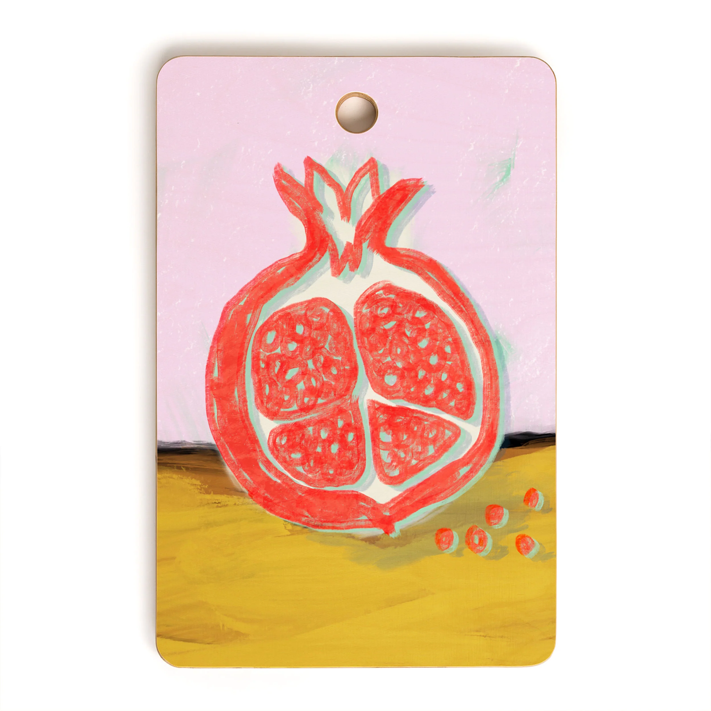 Pomegranate Bamboo Cutting Board
