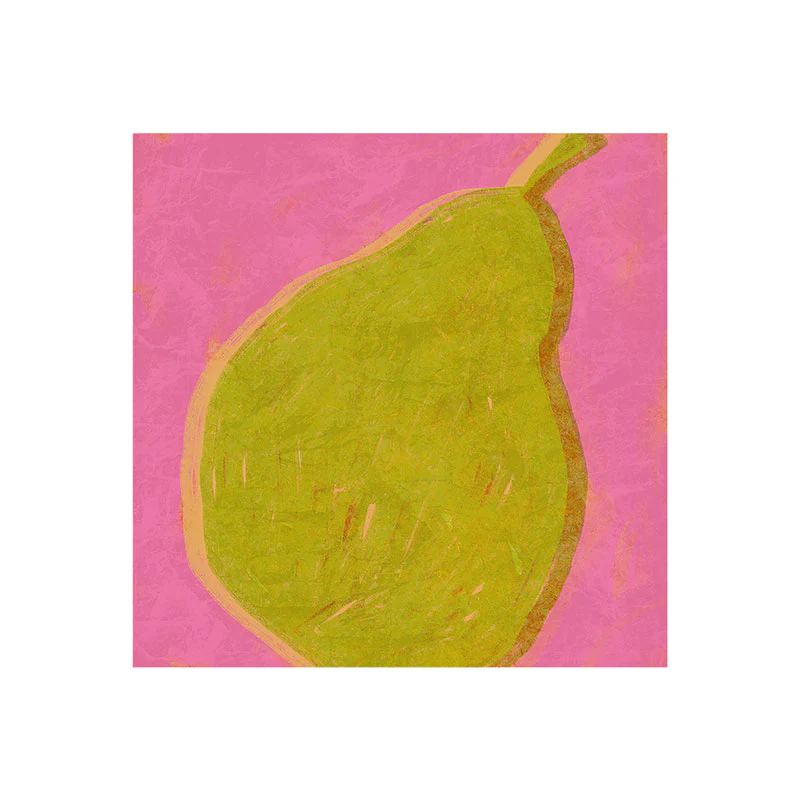 Modern Pear Art Print