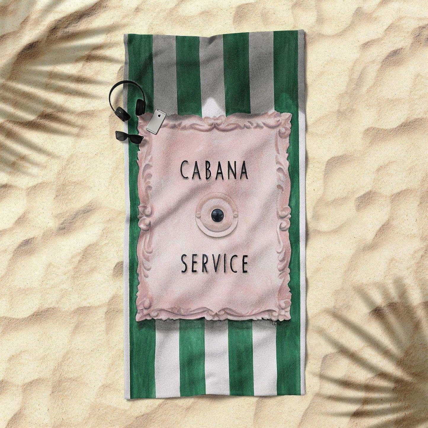 Press for Cabana Service Beach Towel