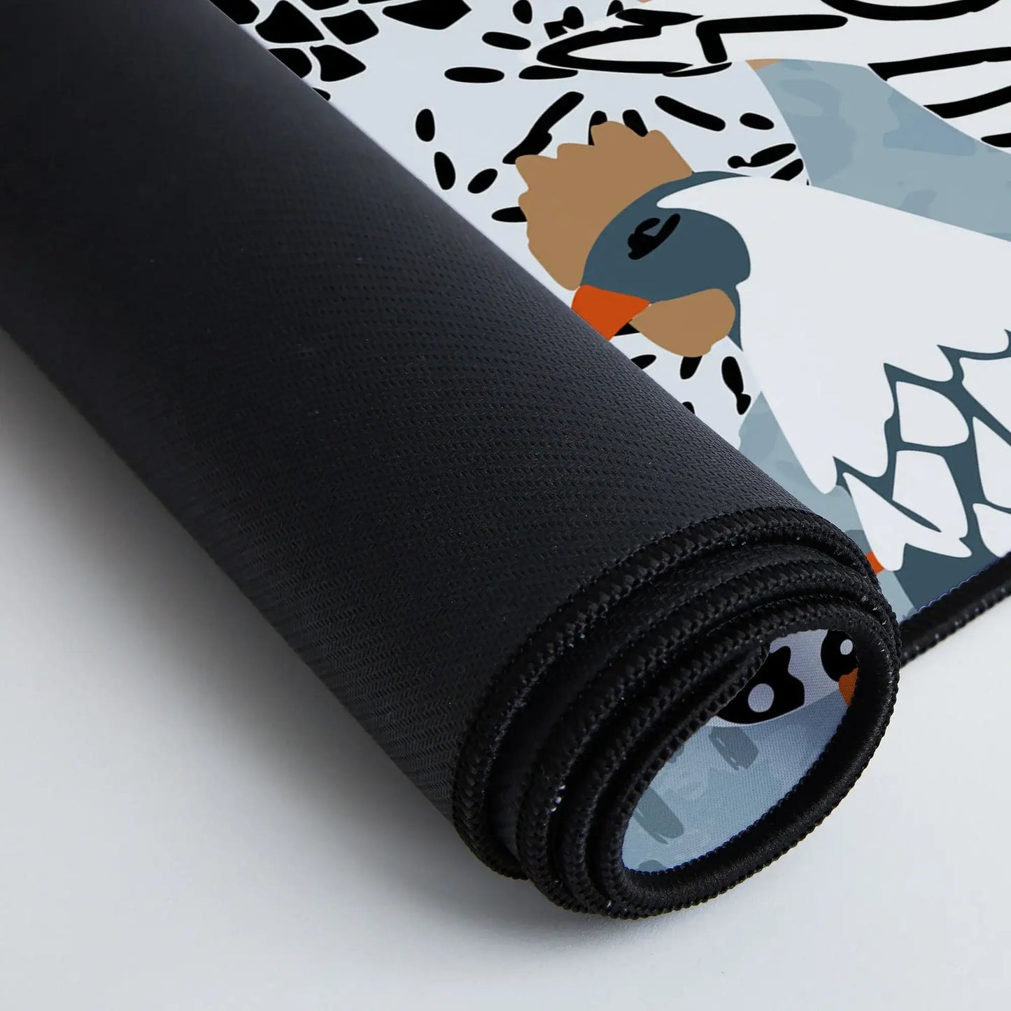 Favorite Chickens Blue Desk Mat