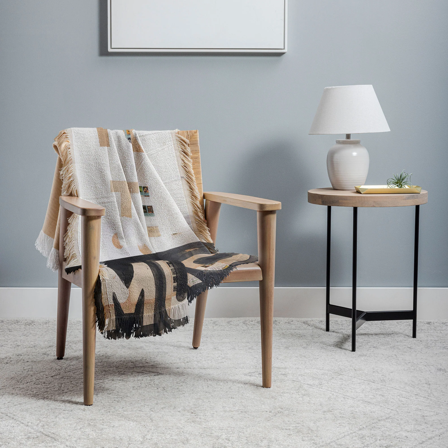 Here for the Music Woven Throw Blanket - Midweight
