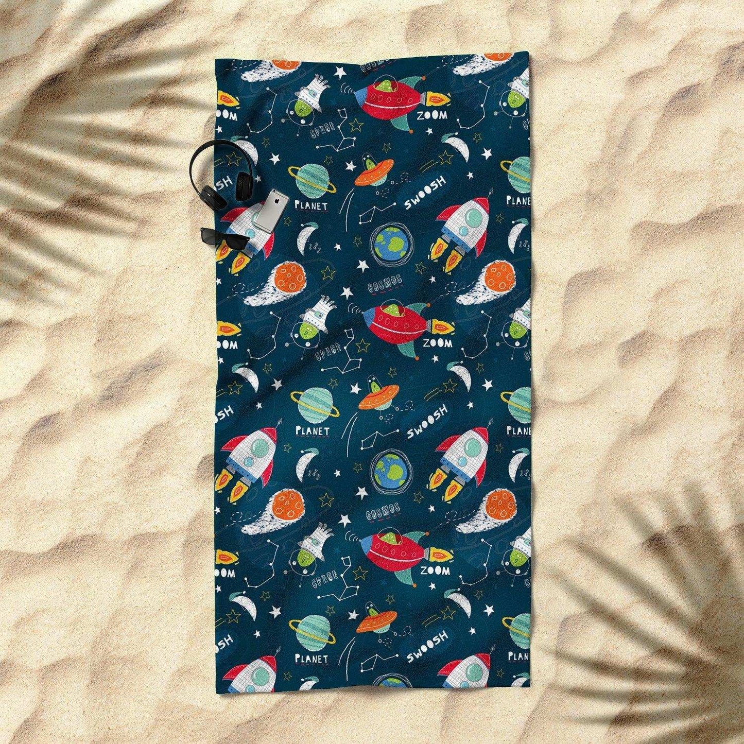 Blast Off Beach Towel