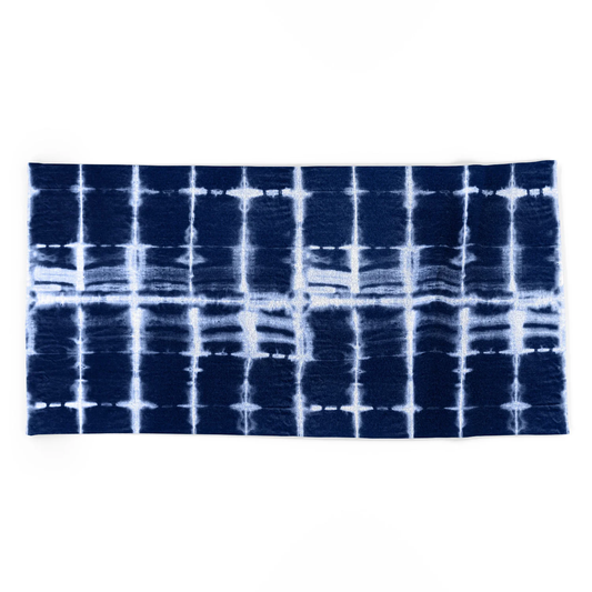 Shibori Itajime Beach Towel