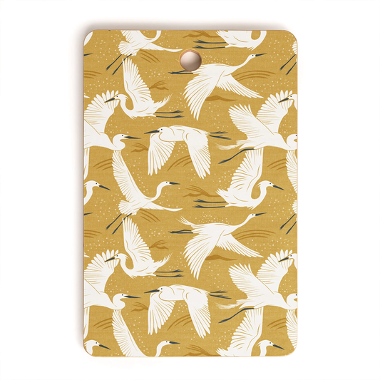 Soaring Wings Goldenrod Bamboo Cutting Board