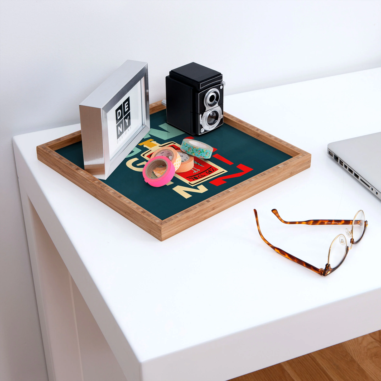 Gin Gin Gin Square Bamboo Tray