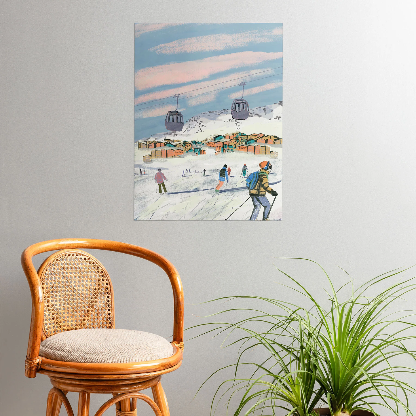 Ski Trip Poster Art