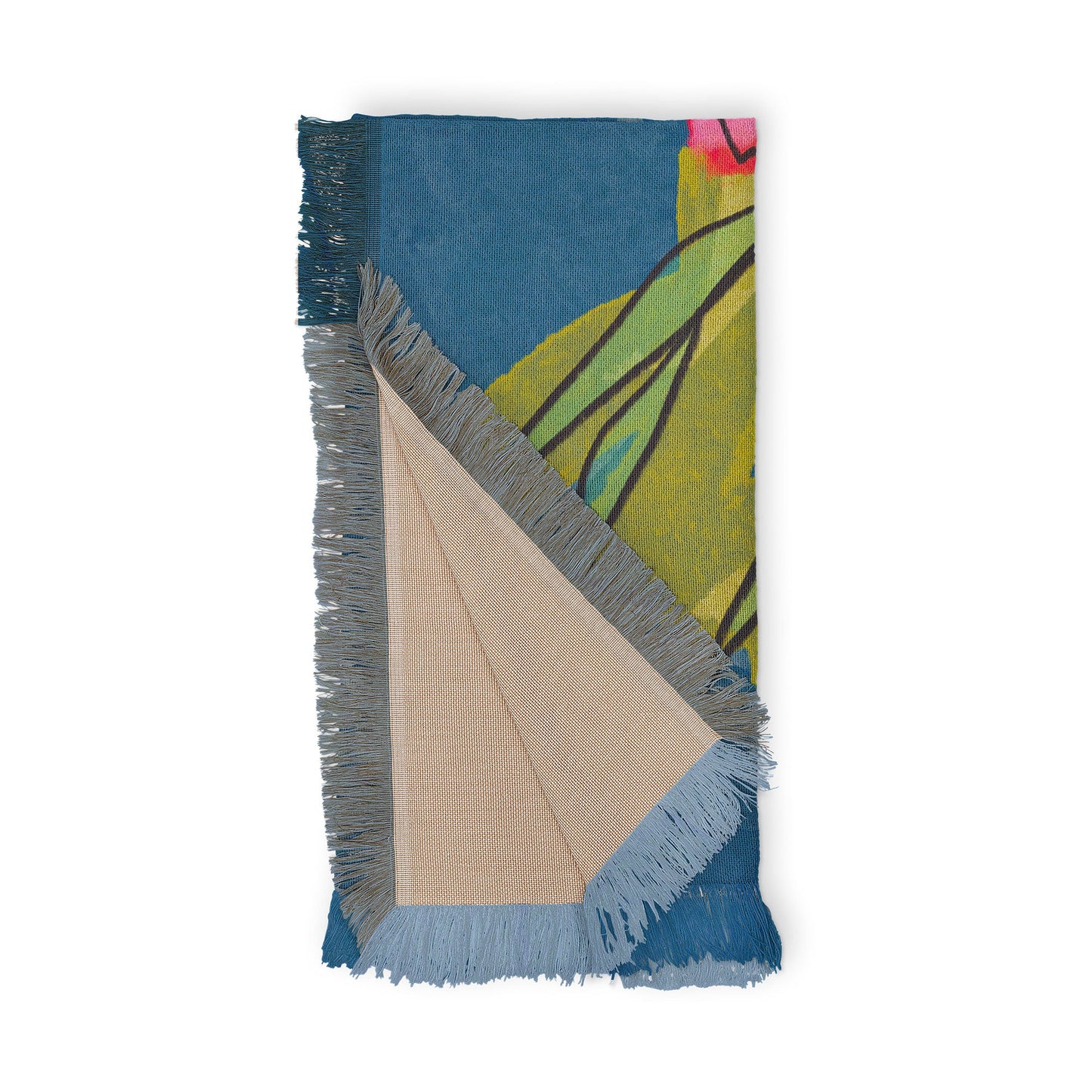 Flowers on Captiva Woven Throw Blanket - Midweight