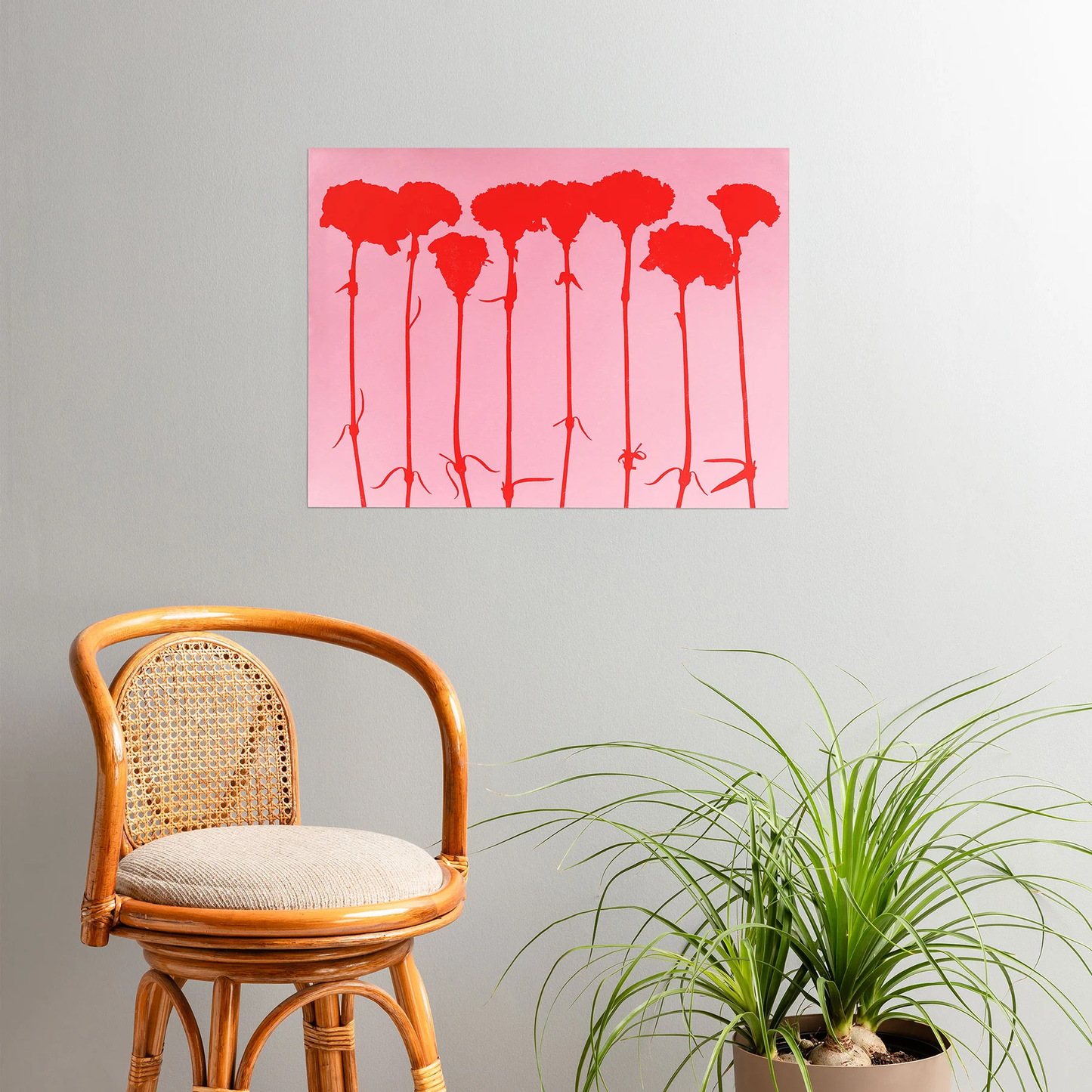 Carnations Poster Art