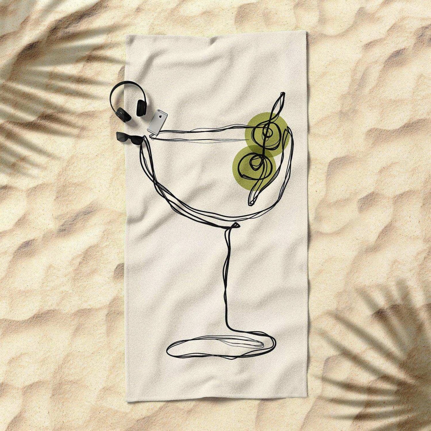 Dirty Martini Beach Towel