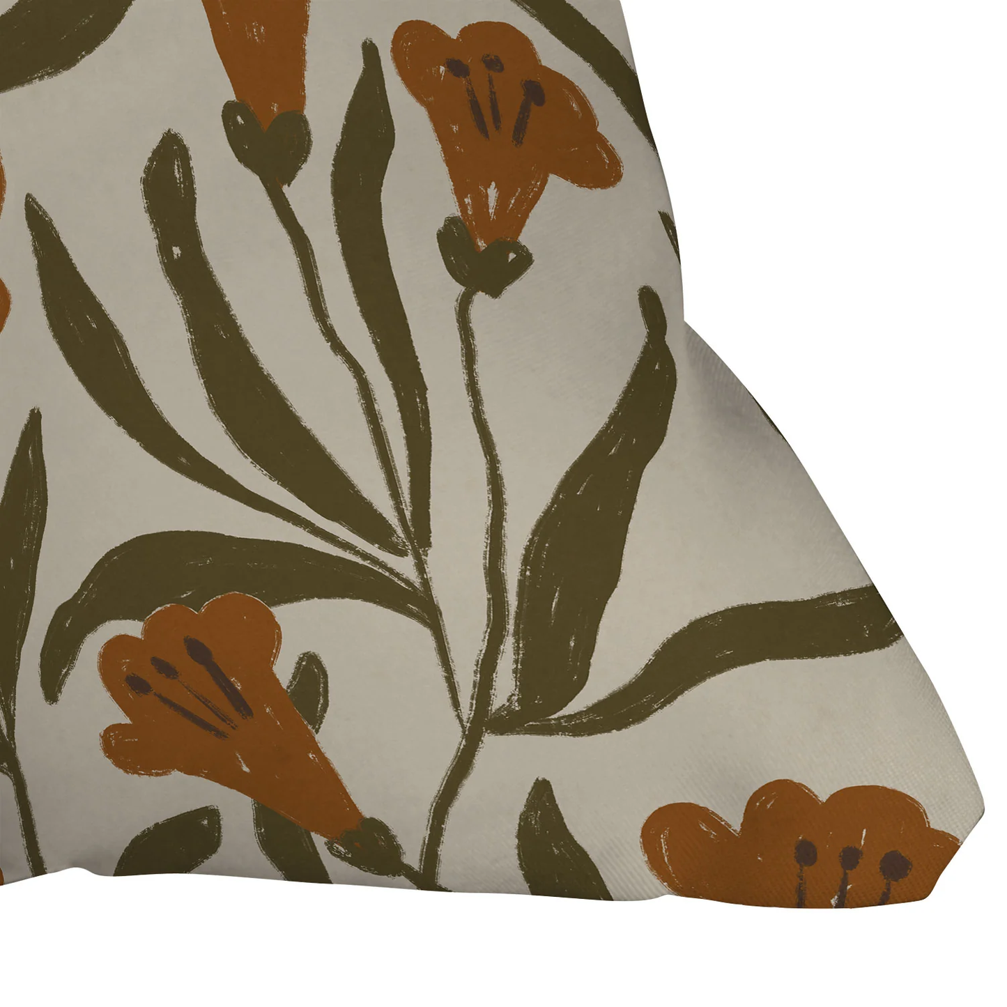 Bellflower Throw Pillow