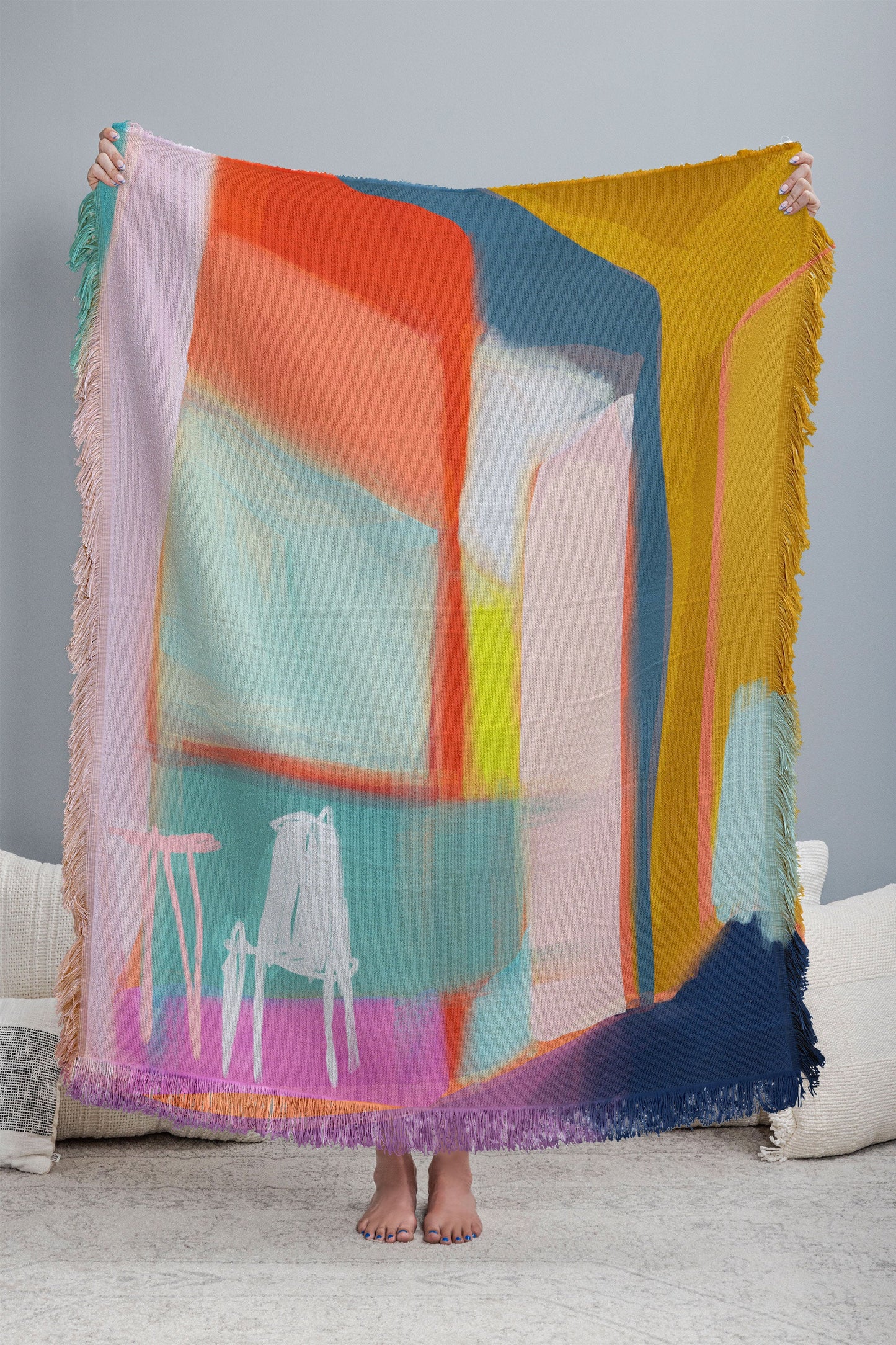 The Balcony Throw Blanket - Midweight