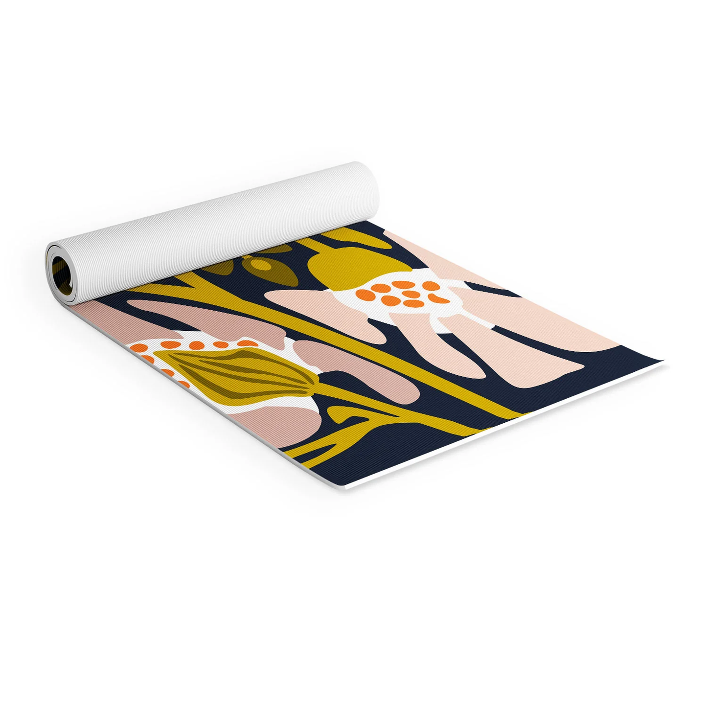 Modern Floral Yoga Mat
