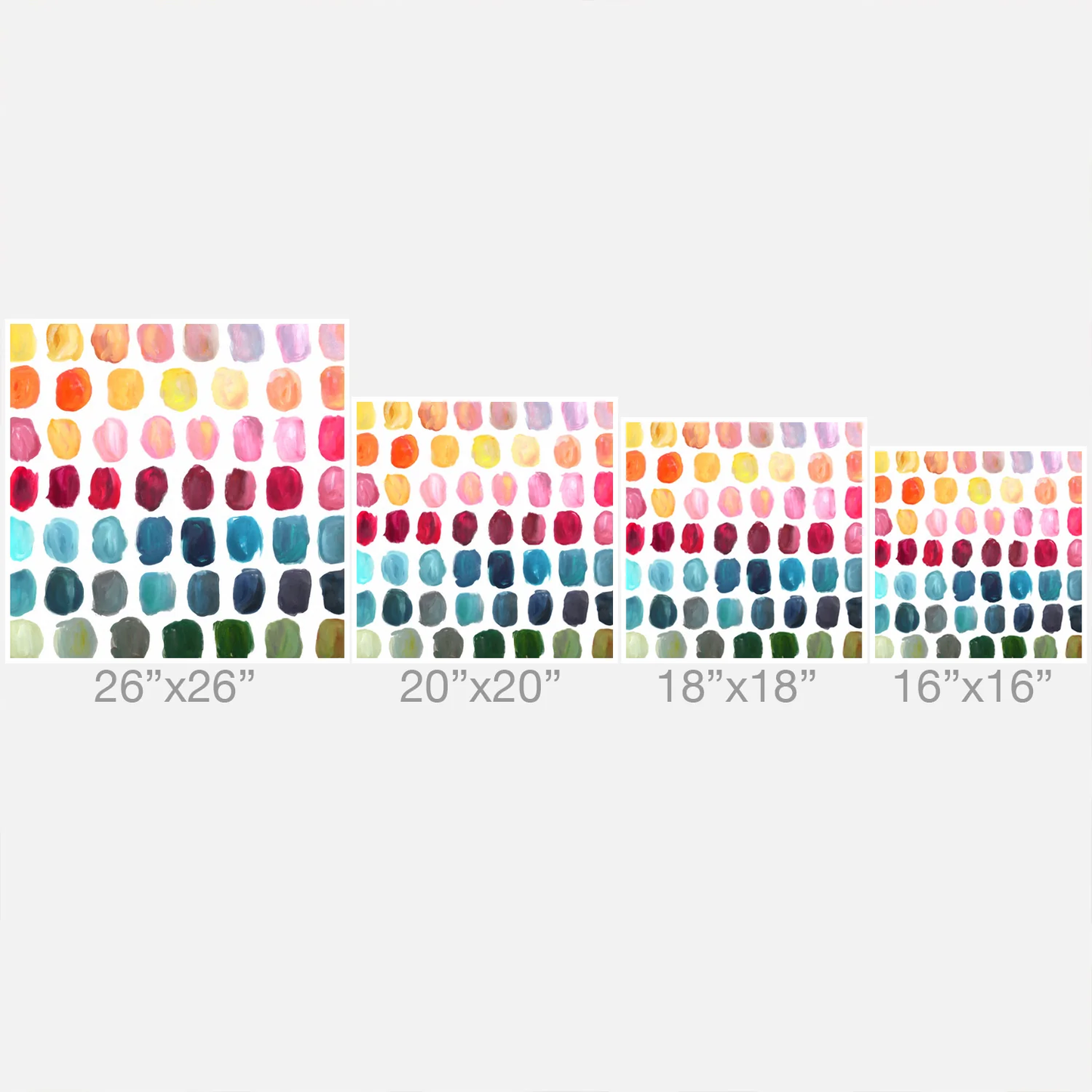 Color Palette Throw Pillow